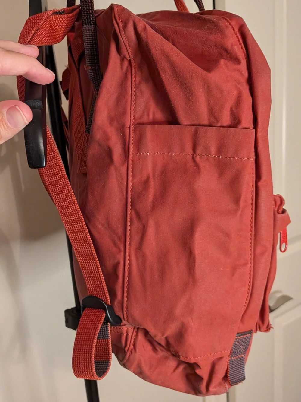 Fjallraven Kanken Backpack in Rust Red